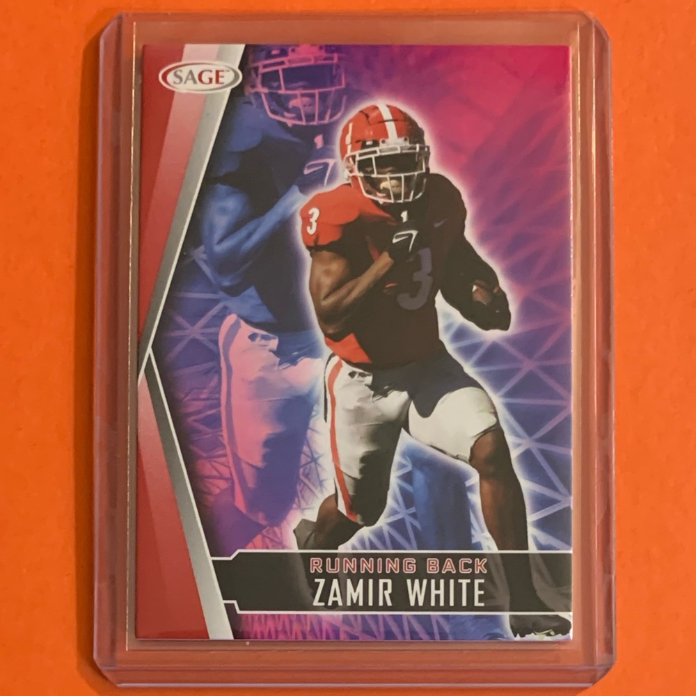 Zamir White #96 2022 Sage Hit Football Trading Card